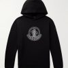Logo-Appliquéd Printed Cotton-Jersey Hoodie