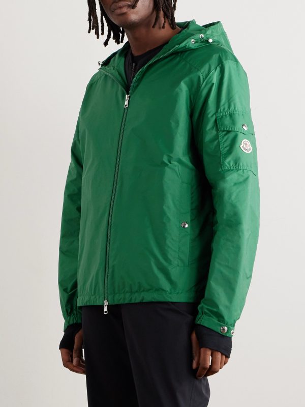Etiache Logo-Appliqued Shell Hooded Jacket - FR