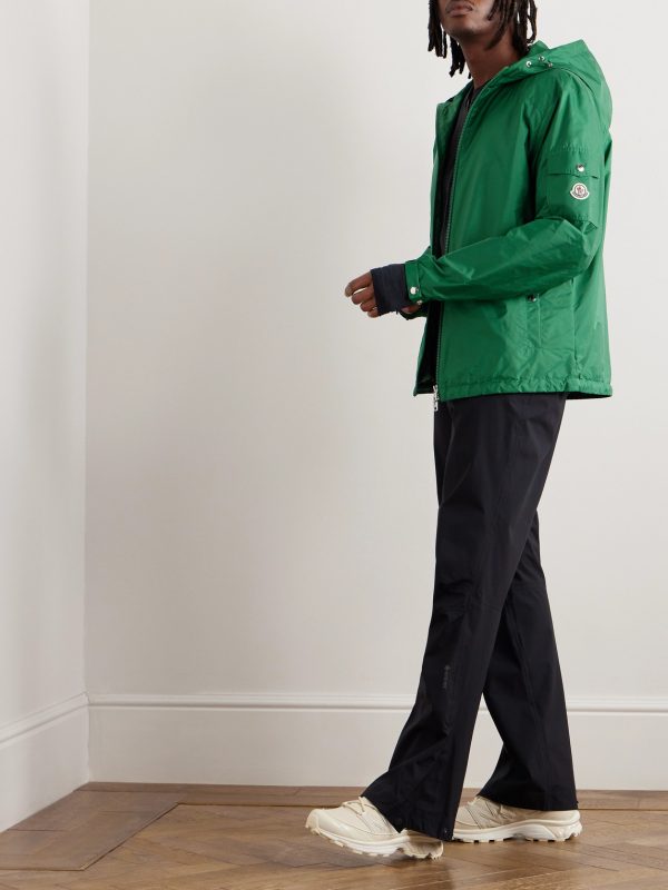 Etiache Logo-Appliqued Shell Hooded Jacket - OU