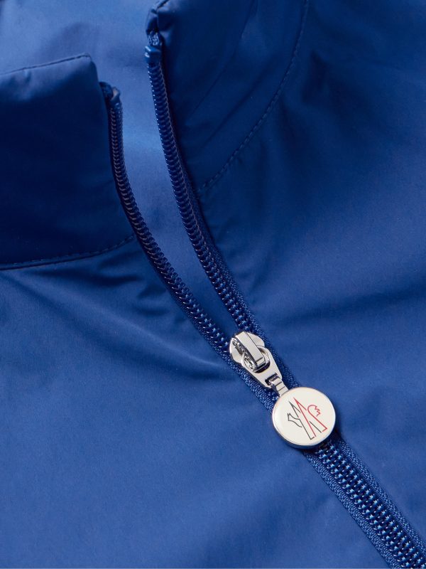 Ruinette Webbing-Trimmed Logo-Appliquéd Shell Jacket - CU Ruinette Webbing-Trimmed Logo-Appliquéd Shell Jacket - CU