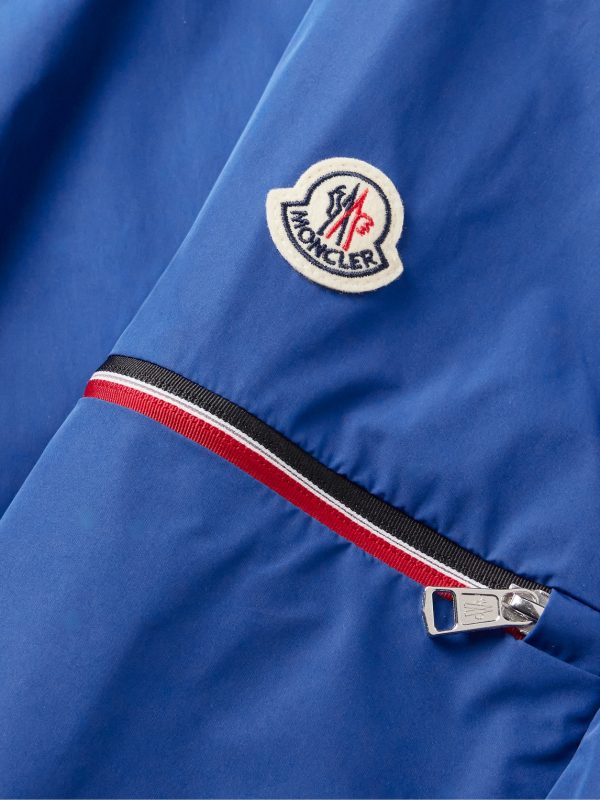 Ruinette Webbing-Trimmed Logo-Appliquéd Shell Jacket - E1 Ruinette Webbing-Trimmed Logo-Appliquéd Shell Jacket - E1