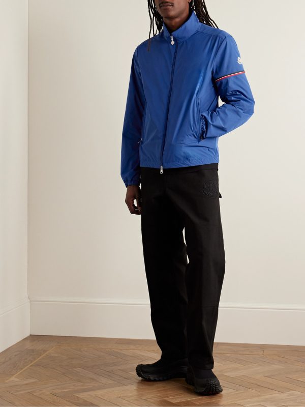 Ruinette Webbing-Trimmed Logo-Appliquéd Shell Jacket - OU Ruinette Webbing-Trimmed Logo-Appliquéd Shell Jacket - OU