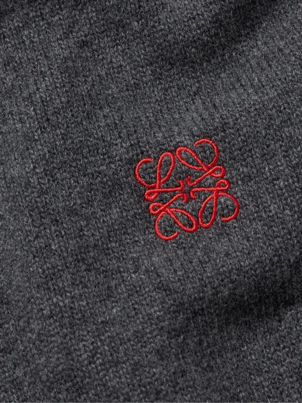 Anagram Logo-Embroidered Wool Sweater - CU Anagram Logo-Embroidered Wool Sweater - CU