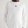 Oversized Logo-Embroidered Ribbed Cotton T-Shirt - FR Oversized Logo-Embroidered Ribbed Cotton T-Shirt - FR