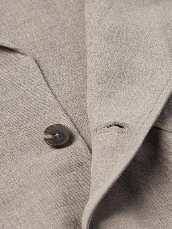 Traveler Linen and Wool-Blend Jacket - CU