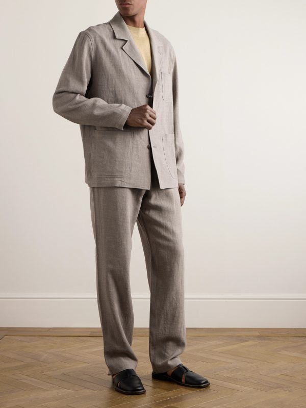 Traveler Linen and Wool-Blend Jacket - OU