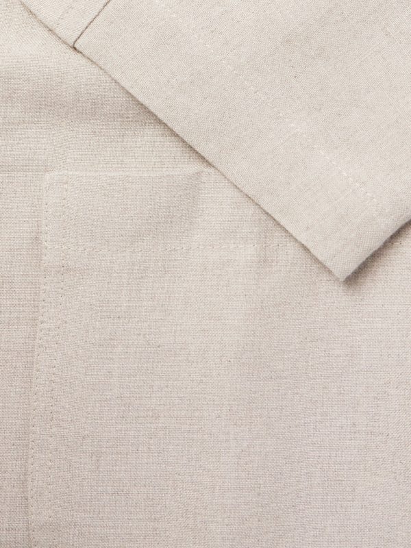 Essential Unstructured Washed Belgian Linen Suit Jacket - CU Essential Unstructured Washed Belgian Linen Suit Jacket - CU