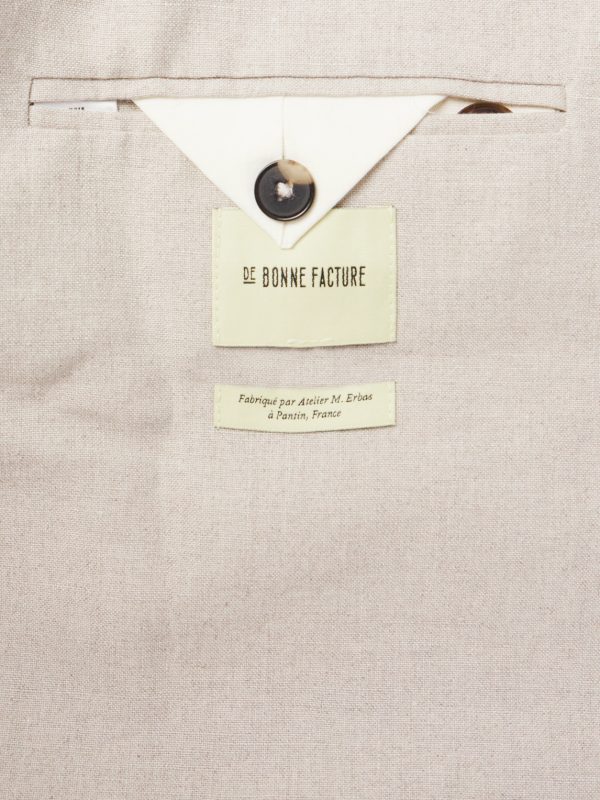 Essential Unstructured Washed Belgian Linen Suit Jacket - E2 Essential Unstructured Washed Belgian Linen Suit Jacket - E2