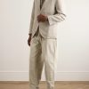 Essential Unstructured Washed Belgian Linen Suit Jacket - OU Essential Unstructured Washed Belgian Linen Suit Jacket - OU