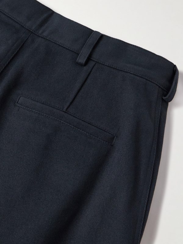 Balloon Barrel-Leg Cotton-Drill Trousers - CU