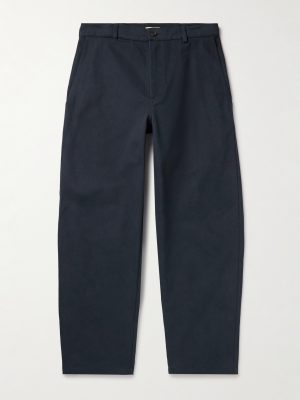 Balloon Barrel-Leg Cotton-Drill Trousers Balloon Barrel-Leg Cotton-Drill Trousers