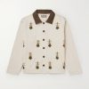 Corduroy-Trimmed Embroidered Cotton-Twill Jacket Corduroy-Trimmed Embroidered Cotton-Twill Jacket