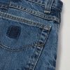 Straight-Leg Patchwork Embellished Upcycled Jeans - CU