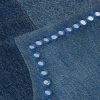 Straight-Leg Patchwork Embellished Upcycled Jeans - E1