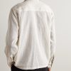 Embellished Striped Cotton Shirt - BK