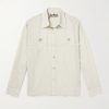 Embellished Striped Cotton Shirt
