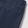 Slim-Fit Pleated Linen Trousers - CU