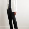 Straight-Leg Pleated Linen-Twill Drawstring Trousers - OU Straight-Leg Pleated Linen-Twill Drawstring Trousers - OU