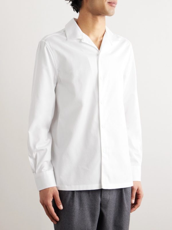 Camp-Collar Cotton-Twill Shirt - FR Camp-Collar Cotton-Twill Shirt - FR