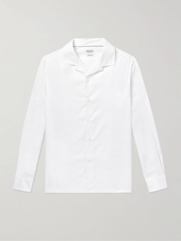 Camp-Collar Cotton-Twill Shirt Camp-Collar Cotton-Twill Shirt