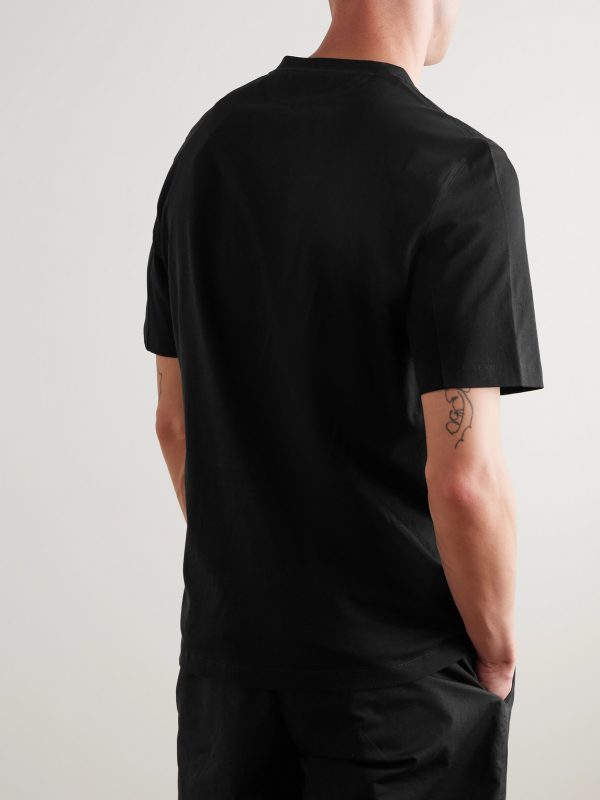 Cotton-Jersey T-Shirt - BK