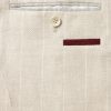 Unstructured Striped Linen, Wool and Silk-Blend Blazer - E2 Unstructured Striped Linen, Wool and Silk-Blend Blazer - E2