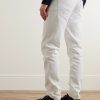 Slim-Fit Straight-Leg Logo-Embroidered Jeans - BK Slim-Fit Straight-Leg Logo-Embroidered Jeans - BK