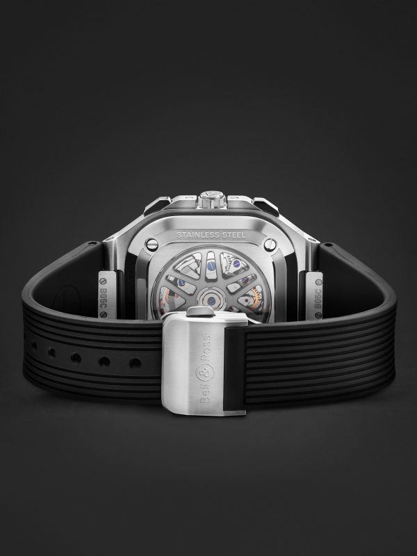 BR 05 Automatic Chronograph 42mm 18-Karat Rose Gold, Stainless Steel and Rubber Watch, Ref. No. BR05C-RTH-STPG/SRB - E2 BR 05 Automatic Chronograph 42mm 18-Karat Rose Gold, Stainless Steel and Rubber Watch, Ref. No. BR05C-RTH-STPG/SRB - E2