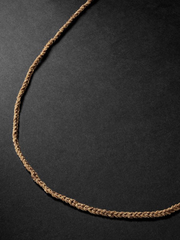 Lucky Energy Gold and Silk Necklace Lucky Energy Gold and Silk Necklace