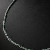 Lucky Fortune White Gold and Silk Necklace Lucky Fortune White Gold and Silk Necklace