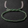 Lucky Money White Gold and Silk Bracelet Lucky Money White Gold and Silk Bracelet