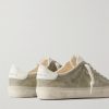 Soul-Star Distressed Leather-Trimmed Suede Sneakers - BK Soul-Star Distressed Leather-Trimmed Suede Sneakers - BK