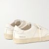 Soul-Star Distressed Leather Sneakers - BK Soul-Star Distressed Leather Sneakers - BK