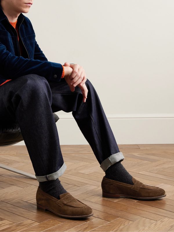 Lloyd Suede Penny Loafers - OU Lloyd Suede Penny Loafers - OU