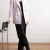 Bruce Slim-Fit Double-Breasted Tweed Suit Jacket - OU