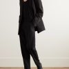 Straight-Leg Grain de Poudre Wool Trousers - OU