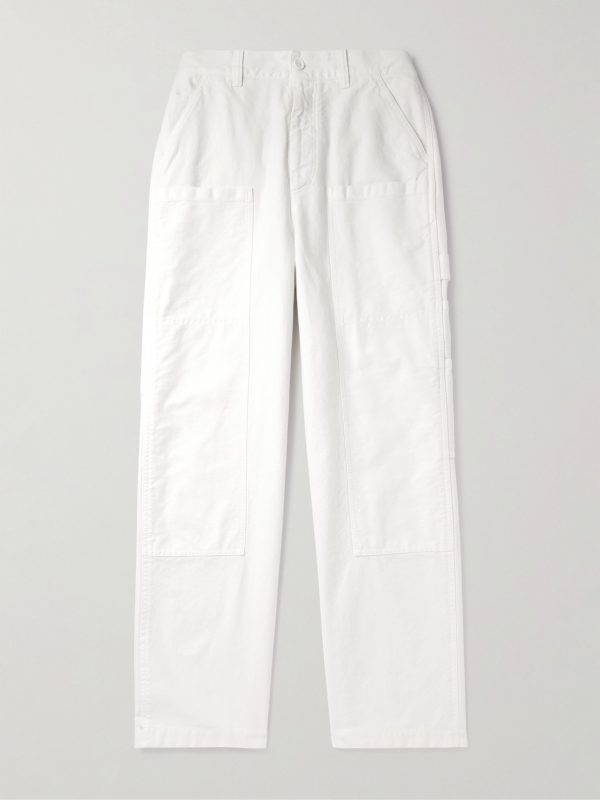 Straight-Leg Cotton Cargo Trousers Straight-Leg Cotton Cargo Trousers