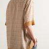 Printed Satin Shirt - BK Printed Satin Shirt - BK