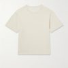 Cotton and Silk-Blend Piqué T-Shirt