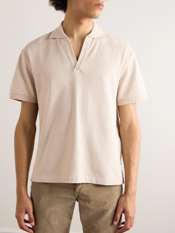 Cotton-Piqué Polo Shirt - FR Cotton-Piqué Polo Shirt - FR