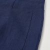 Straight-Leg Linen-Twill Drawstring Trousers - CU
