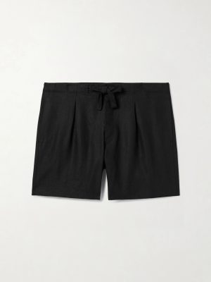 Linen-Twill Shorts