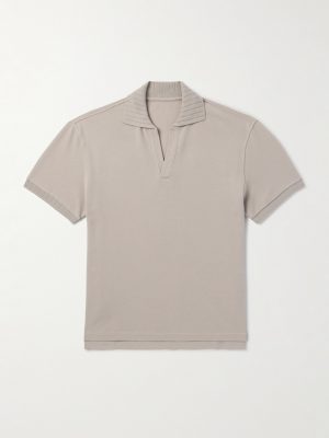 Cotton-Piqué Polo Shirt Cotton-Piqué Polo Shirt
