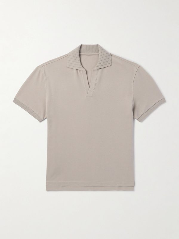 Cotton-Piqué Polo Shirt Cotton-Piqué Polo Shirt