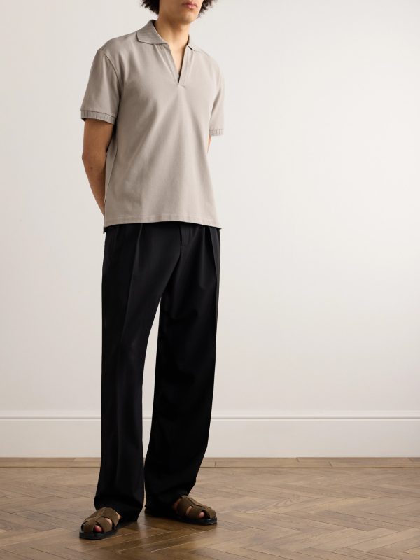 Cotton-Piqué Polo Shirt - OU Cotton-Piqué Polo Shirt - OU