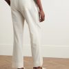 Straight-Leg Pleated Wool-Seersucker Drawstring Trousers - BK Straight-Leg Pleated Wool-Seersucker Drawstring Trousers - BK