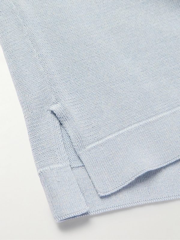 Mélange Mouliné-Cotton Sweater - CU