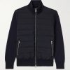 Shell and Knitted Cotton Padded Down Jacket Shell and Knitted Cotton Padded Down Jacket