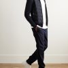 Shell and Knitted Cotton Padded Down Jacket - OU Shell and Knitted Cotton Padded Down Jacket - OU