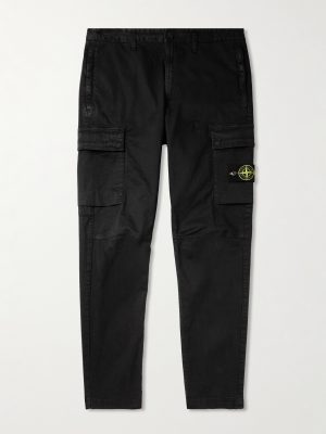 Tapered Stretch-Cotton Cargo Trousers